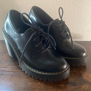 Black platform Doc Martens Salome